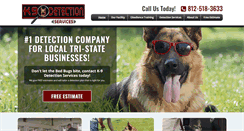 Desktop Screenshot of k9detections.com