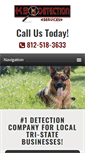 Mobile Screenshot of k9detections.com